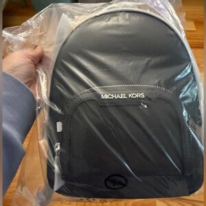 MK black backpack new tag great for every day use